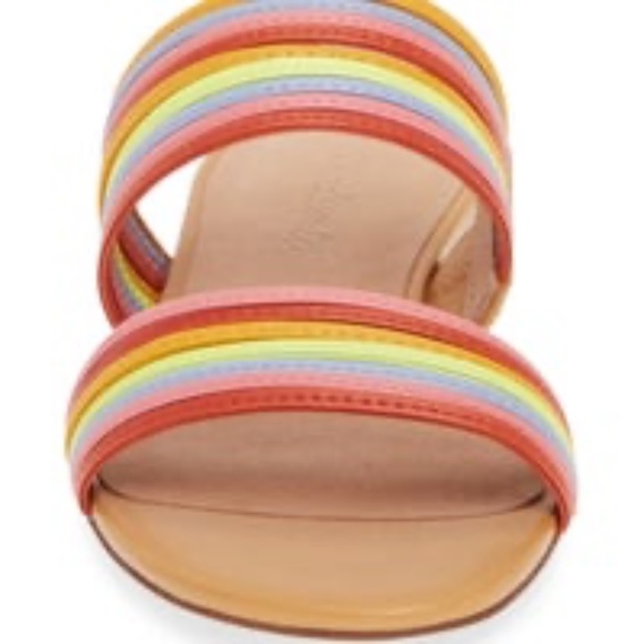 NWT Madewell US 10 Meg Slide Multi-Color Sandal - Picture 4 of 5